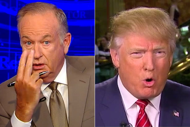Bill O'Reilly, Donald Trump (Credit: Fox News)