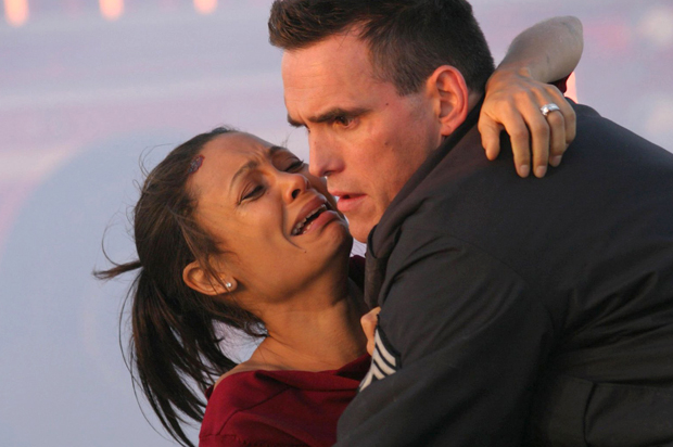 Thandie Newton and Matt Dillon in "Crash" (Lions Gate Films)