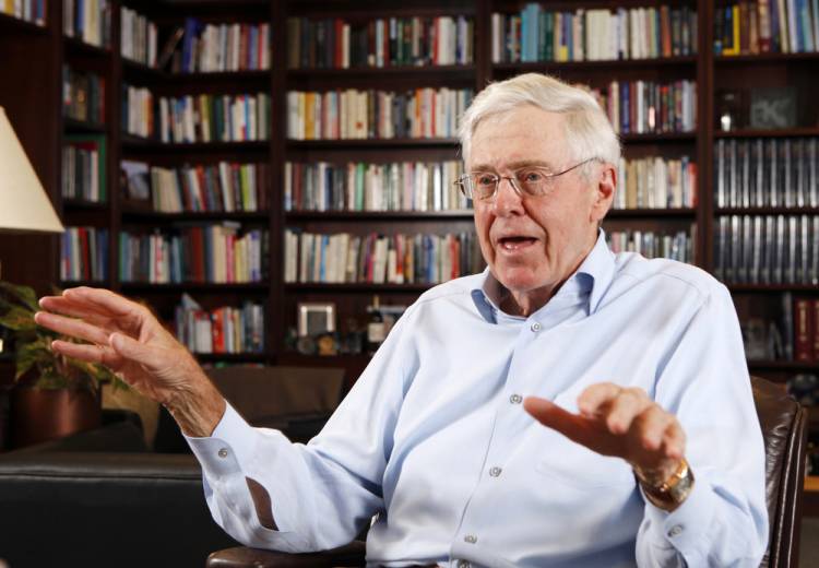 Charles Koch (Bo Rader/The Wichita Eagle via AP)