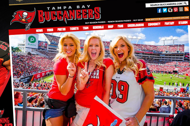 (buccaneers.com/Screen montage by Salon)