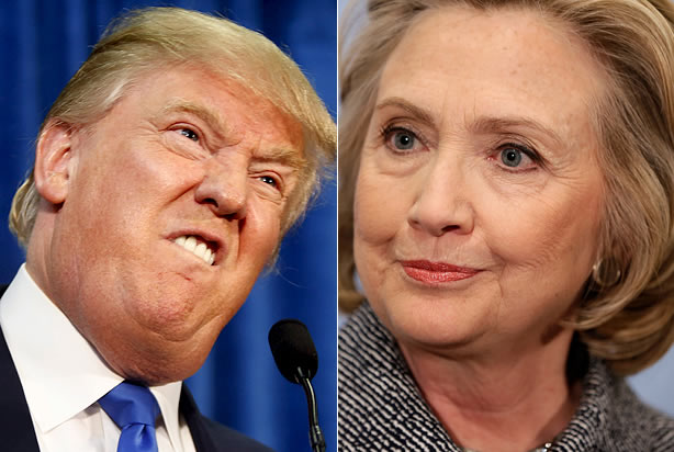 Donald Trump, Hillary Clinton