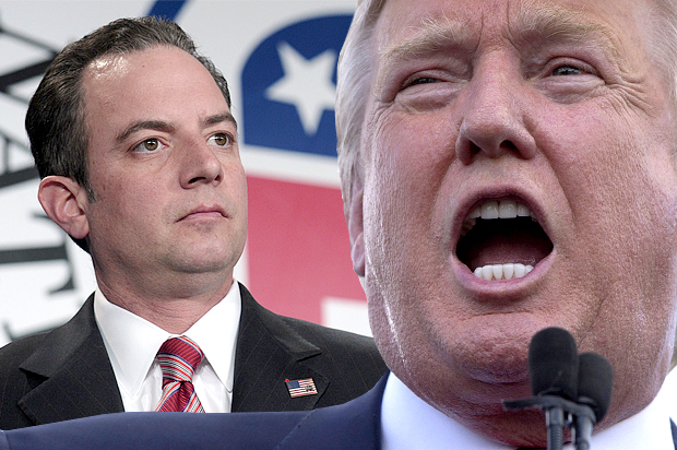 Reince Priebus, Donald Trump (AP/Susan Walsh/Carolyn Kaster/Photo montage by Salon)