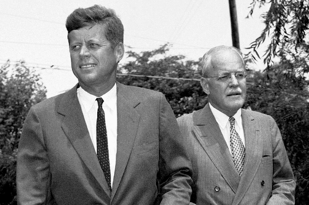 John F. Kennedy, Allen Dulles (AP)