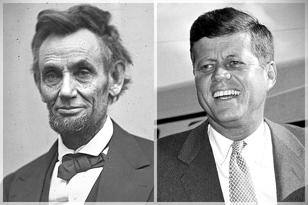 Abraham Lincoln, John F. Kennedy (AP)
