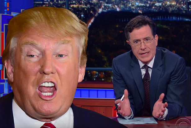 Donald Trump, Stephen Colbert