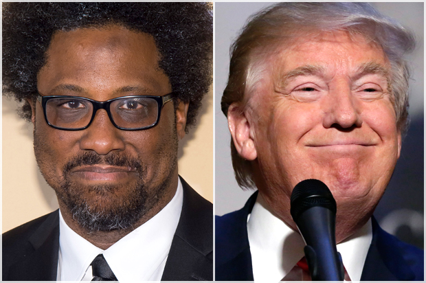 W. Kamau Bell, Donald Trump (AP/Charles Sykes/Richard Drew)