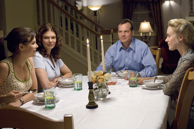 Ginnifer Goodwin, Jeanne Tripplehorn, Bill Paxton and Chloë Sevigny in "Big Love" (HBO)