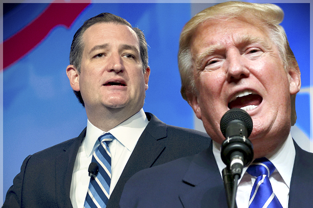 Ted Cruz, Donald Trump (AP/Jose Luis Magana/Reuters/Brian Snyder/Photo montage by Salon)