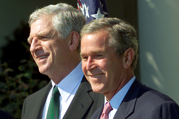 John Danforth, George W. Bush (Reuters/William Philpott)