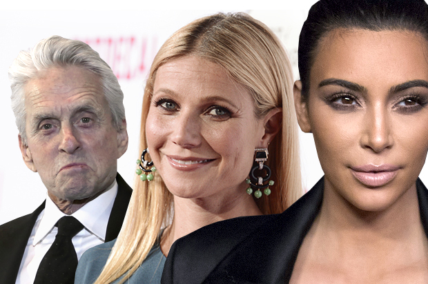 Michael Douglas, Gwyneth Paltrow, Kim Kardashian (AP/Reuters/Andrew Kelly/Dan Steinberg/Mario Anzuoni/Photo montage by Salon)