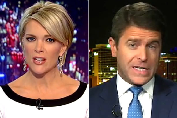 Megyn Kelly, Brad Thor (Credit: Fox News)