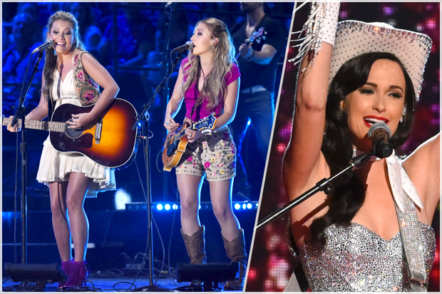 Maddie & Tae perform "Girl in a Country Song" during the 2015 CMT Awards in Nashville, Tennessee June 10, 2015. REUTERS/Harrison McClary - RTX1G0GM (Reuters)