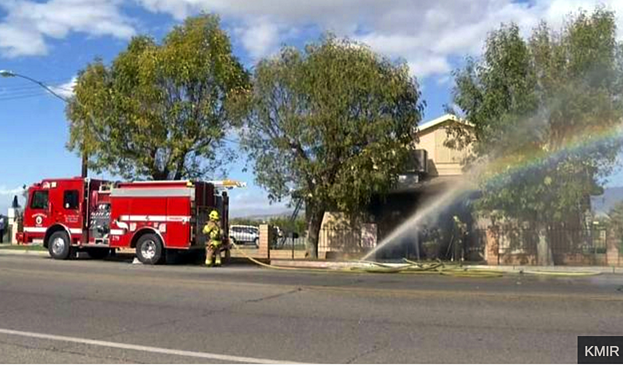 There was also an attack on a California mosque this month. The Islamic Center of Palm Springs, a mosque in Coachella, Calif., just east of Palm Springs, was set on fire Friday, Dec. 11. A suspect was arrested the next day. (AP) (AP)