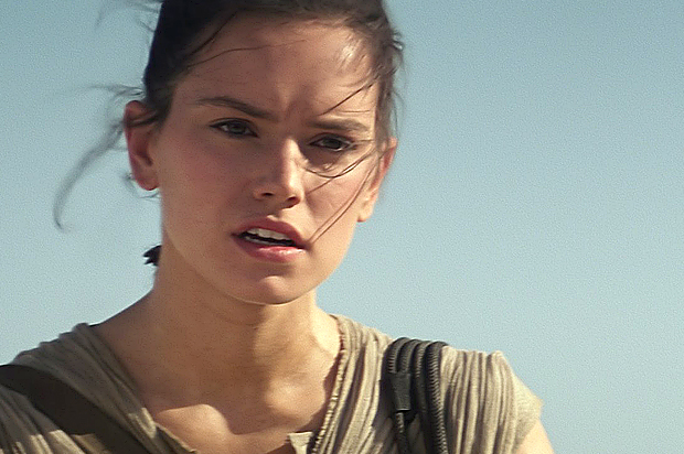 Daisy Ridley in "Star Wars: The Force Awakens" (Lucasfilm)
