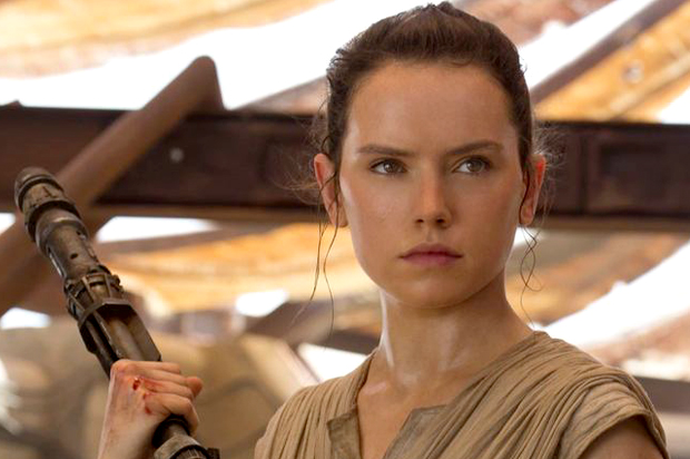 Daisy Ridley as Rey in "Star Wars: The Force Awakens" (Lucasfilm)