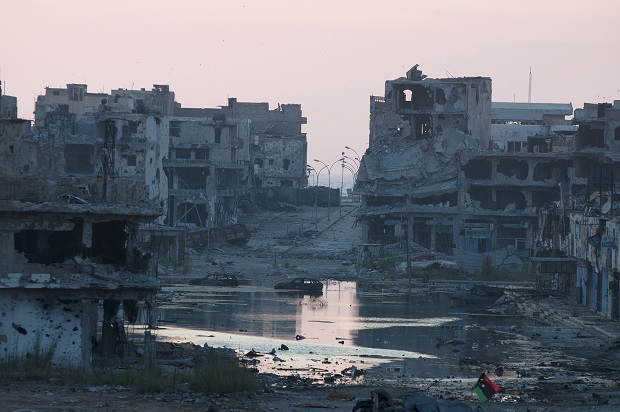The ruins of Benghazi today, in the wake of the U.S.-backed NATO war, as Libyan pro-government forces fight the Shura Council of Libyan Revolutionaries and extremist group Ansar al-Sharia (Reuters)