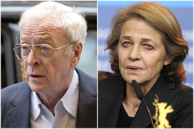 Michael Caine, Charlotte Rampling (Reuters/Mark Blinch/Stefanie Loos)