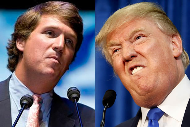 Tucker Carlson, Donald Trump (Credit: Reuters/Dominick Reuters)