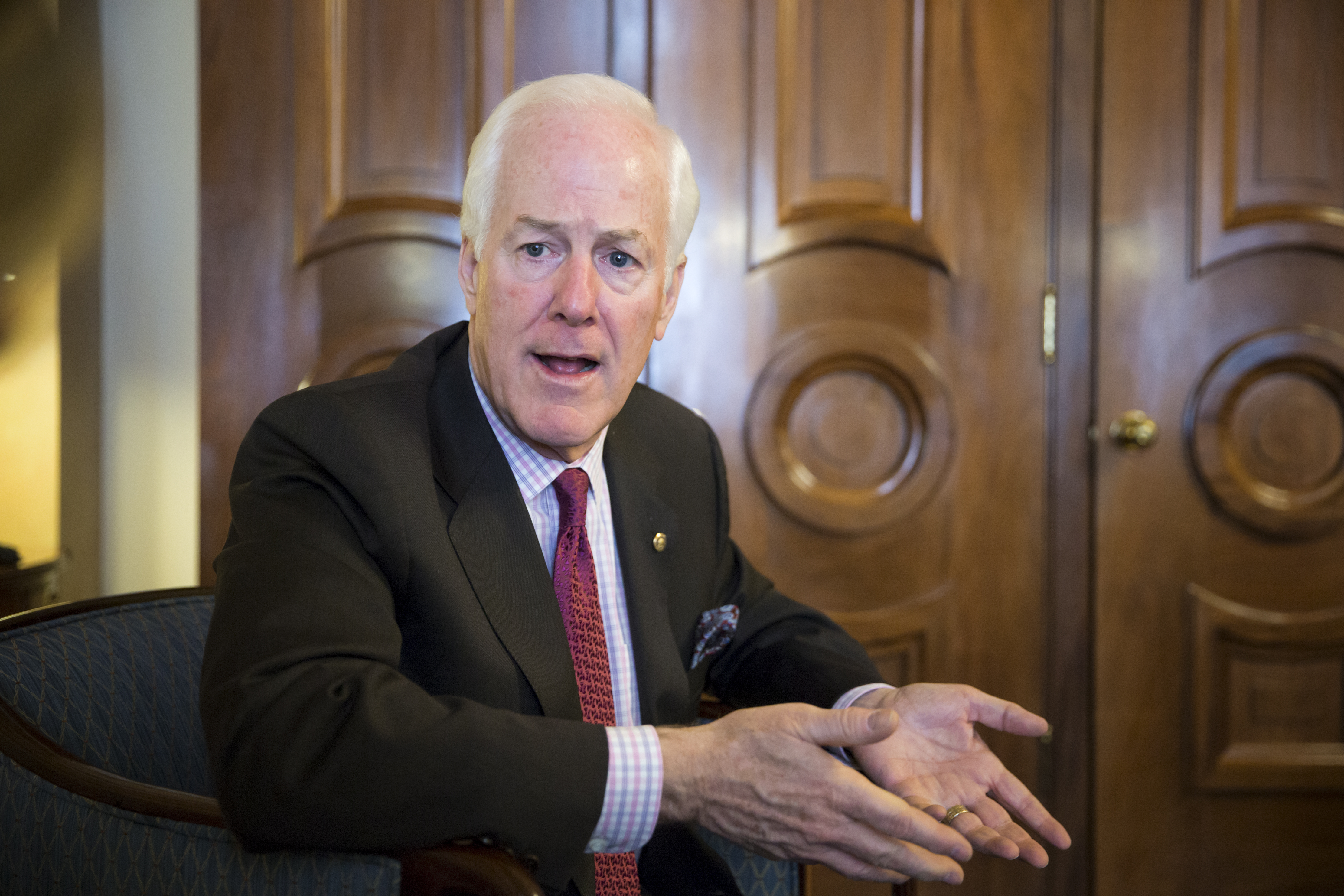 Senate Majority Whip John Cornyn, R-Texas  (AP Photo/J. Scott Applewhite) (AP)