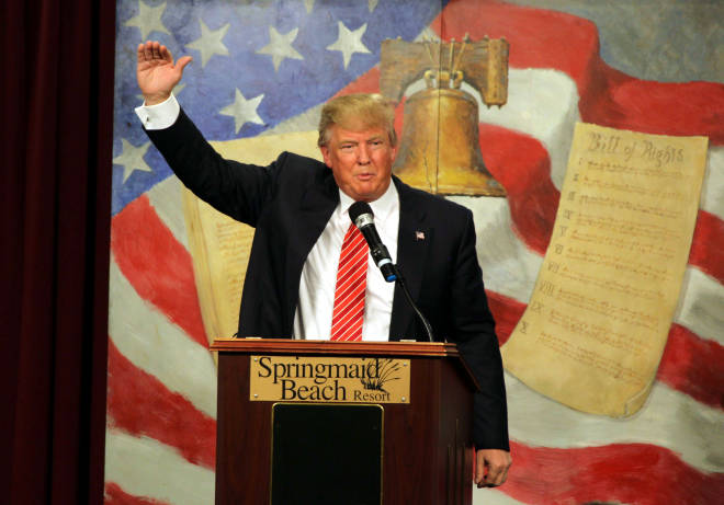 Republican presidential candidate Donald Trump (AP Photo/Willis Glassgow)