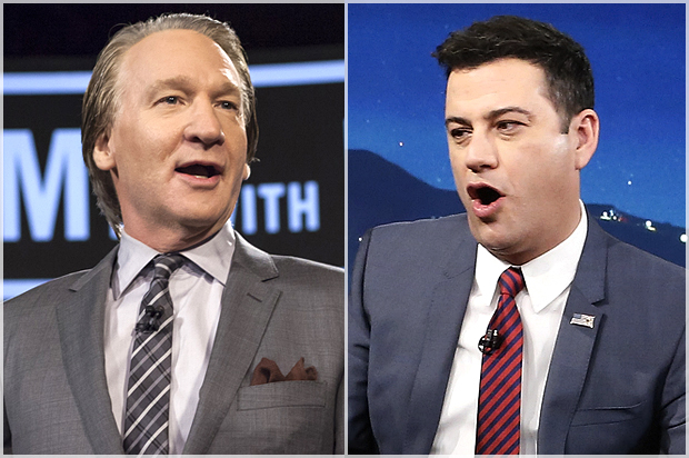 Bill Maher, Jimmy Kimmel (HBO/Reuters/Jonathan Ernst)