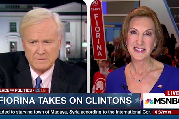 Chris Matthews, Carly Fiorina (MSNBC)