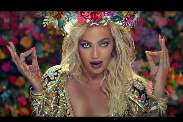 Beyoncé in Coldplay's "Hymn for the Weekend" (YouTube)