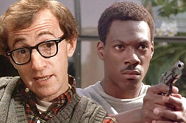Woody Allen in "Annie Hall," Eddie Murphy in "Beverly Hills Cop"