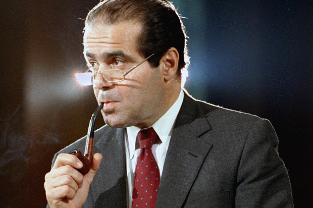 Antonin Scalia, pictured in 1986. (AP/Lana Harris)