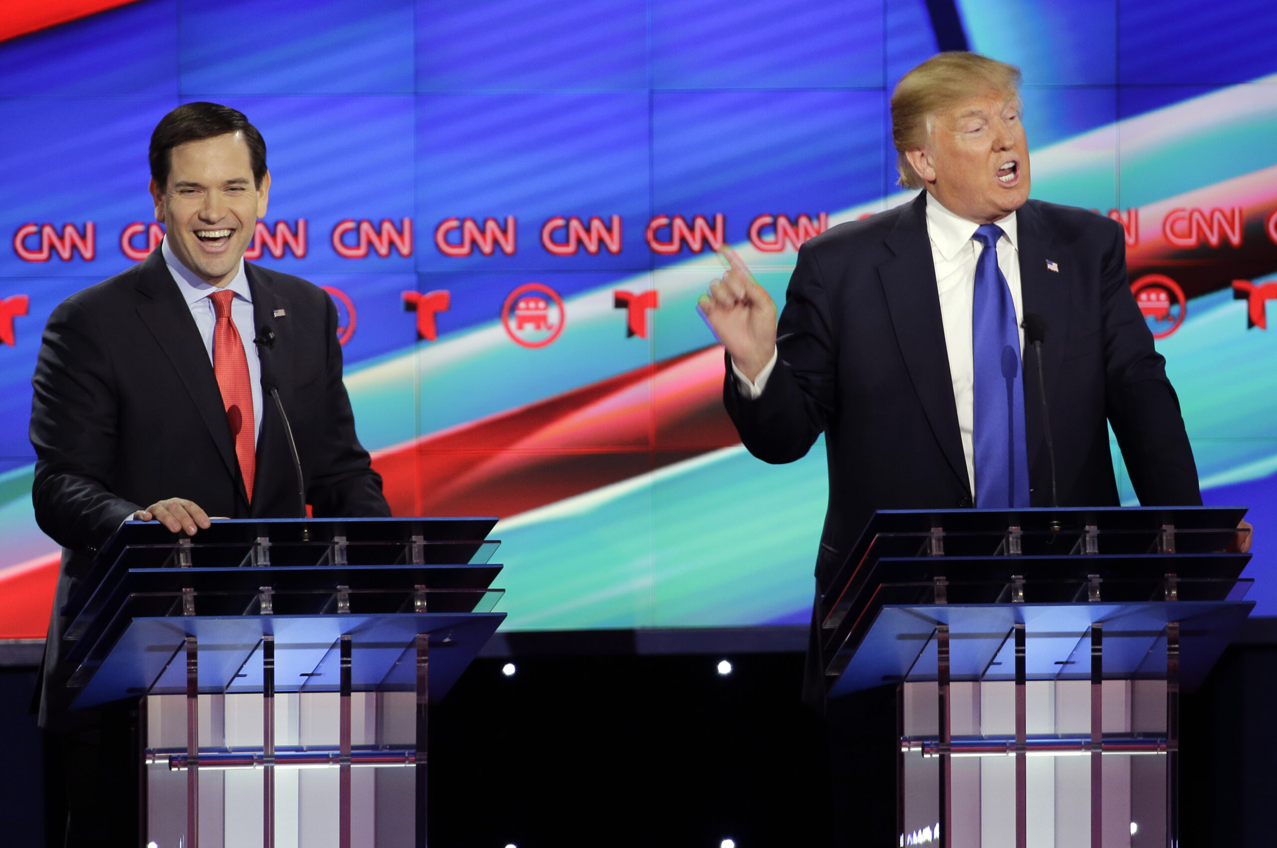 Sen. Marco Rubio and  Donald Trump (AP)
