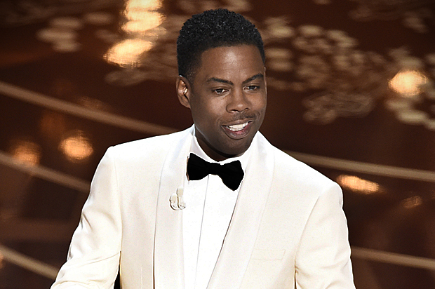 Chris Rock at the Oscars, Feb. 28, 2016. (AP/Chris Pizzello)