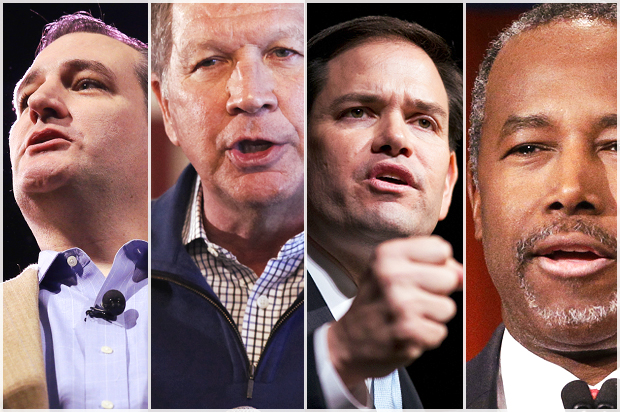 Ted Cruz, John Kasich, Marco Rubio, Ben Carson (AP/Rueters/Salon)