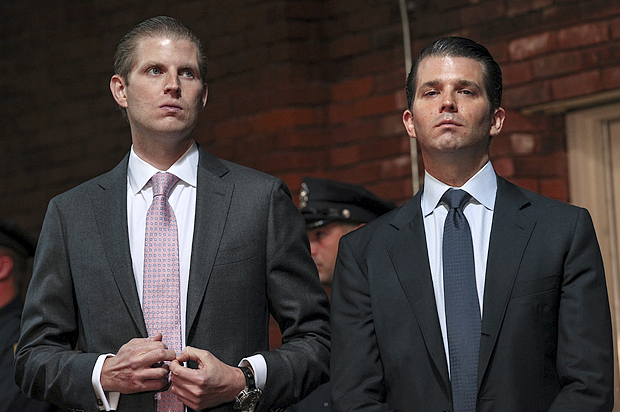 Eric Trump, Donald Trump Jr. (AP/Cheryl Senter)