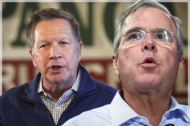 John Kasich, Jeb Bush (Reuters/Randall Hill/Deanna Dent/Photo montage by Salon)