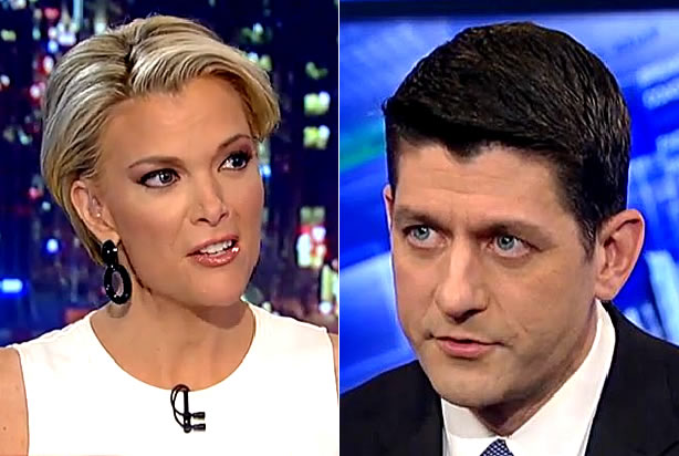 Megyn Kelly, Paul Ryan (Credit: Fox News)