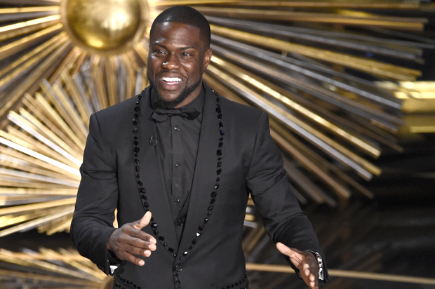 Kevin Hart at the Oscars, Feb. 28, 2016, at the Dolby Theatre in Los Angeles. (AP/Chris Pizzello)