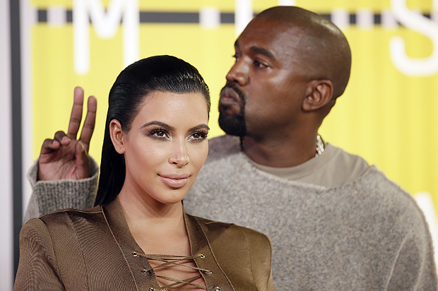 Kim Kardashian and Kanye West (Reuters/Danny Moloshok)