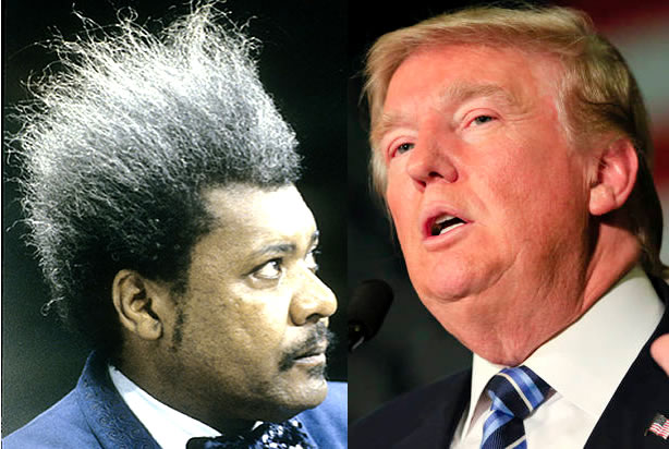 Don King, Donald Trump (Reuters, AP/Nati Harnik)