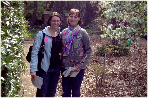 A photo of the author with her mother.