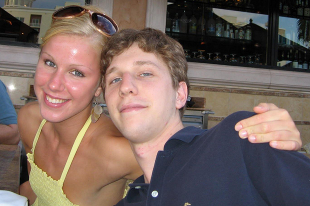 A photo of the author with his sister Jenn