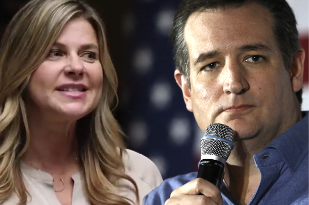 Amy Lindsay, Ted Cruz (AP/Matt Rourke/Photo montage by Salon)