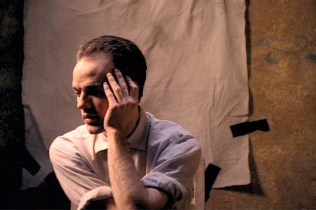 Michael Stipe in the video for R.E.M.'s "Losing My Religion"