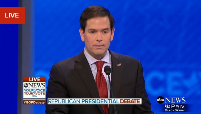 Marco Rubio (Credit: ABC News) (Sek)