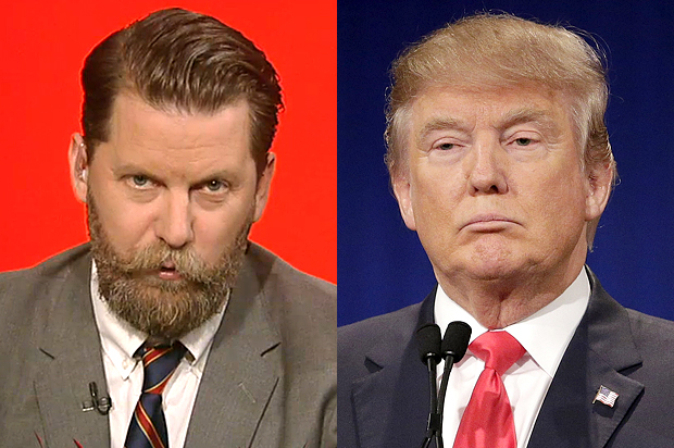 Gavin McInnes, Donald Trump (Fox News/AP/Chuck Burton)