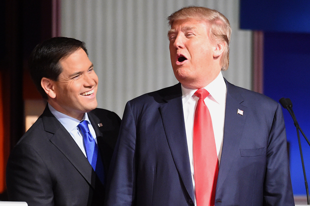 Marco Rubio, Donald Trump (AP/Rainier Ehrhardt)