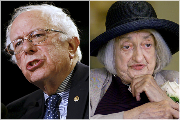 Bernie Sanders, Betty Friedan (Reuters/Jonathan Ernst/AP/Steven Senne)