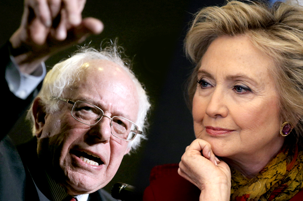 Bernie Sanders, Hillary Clinton (Reuters/Jim Young/Mike Segar)