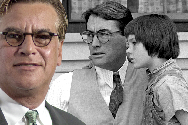 Aaron Sorkin; Gregory Peck and Mary Badham in "To Kill a Mockingbird" (Reuters/Mario Anzuoni/Universal Pictures/Salon)