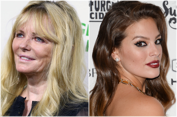 Cheryl Tiegs, Ashley Graham (AP/John Salangsang/Evan Agostini)