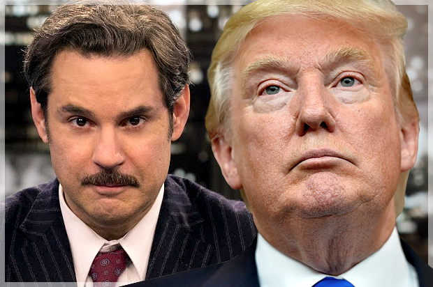 Paul F. Tompkins, Donald Trump (Fusion/AP/Richard Shiro/Photo montage by Salon)